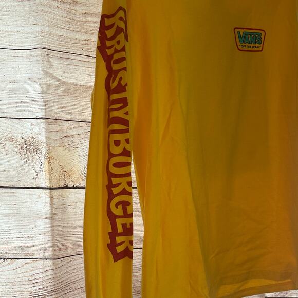 The Simpsons Krusty Burger Long Sleeve Shirt Vans Classic Fit small - Picture 6 of 7